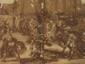 La expulsión de Heliodoro del templo de Antonio Tempesta